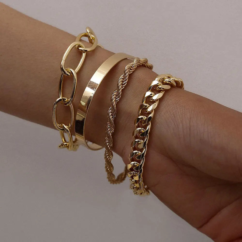 Jewellery Smooth Mixed Twist Chain Hand Jewellery