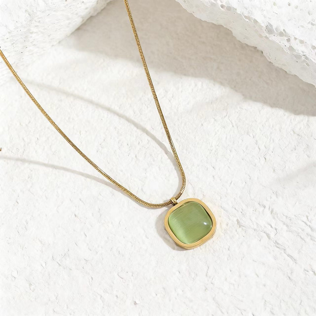 Square Pendant Necklace