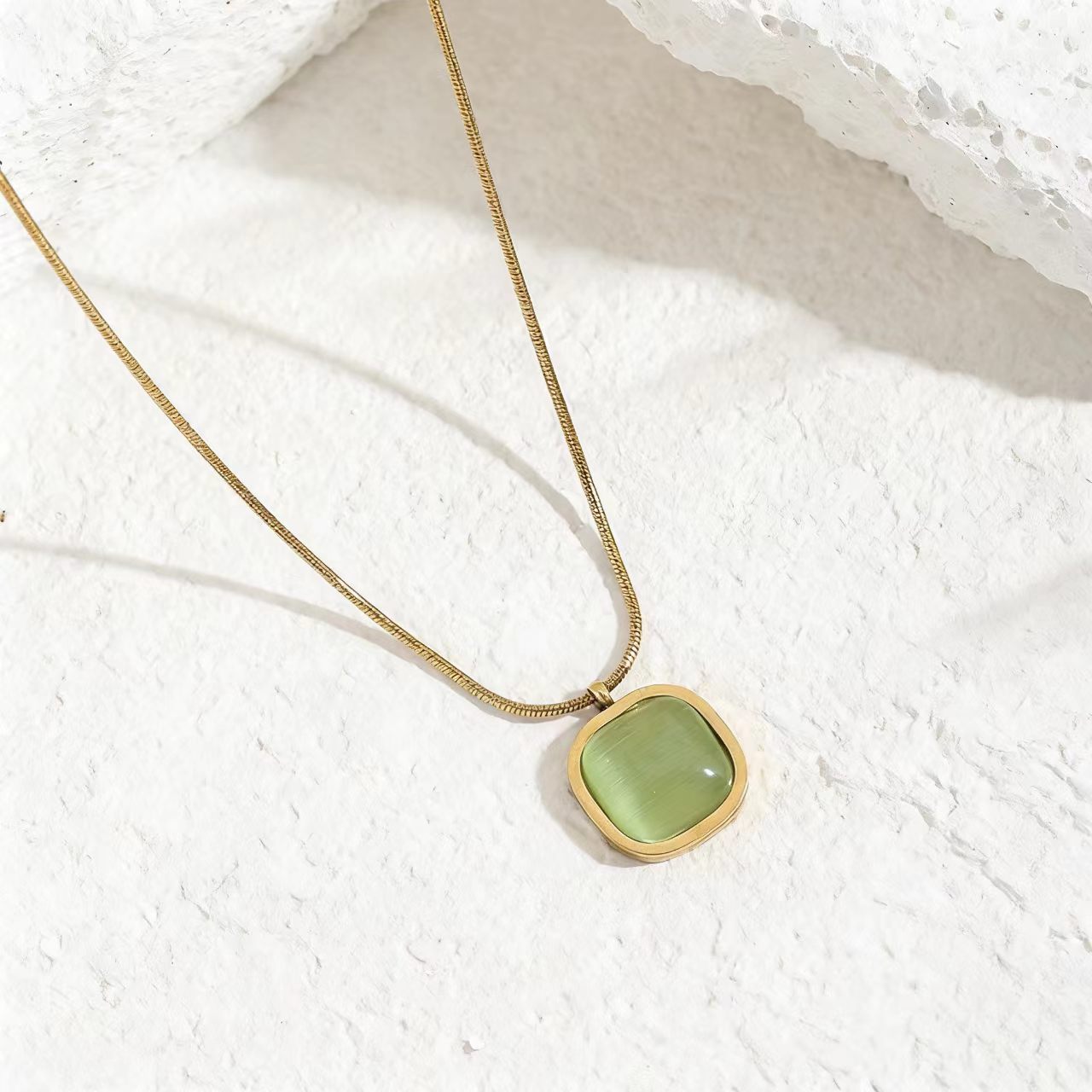 Square Pendant Necklace