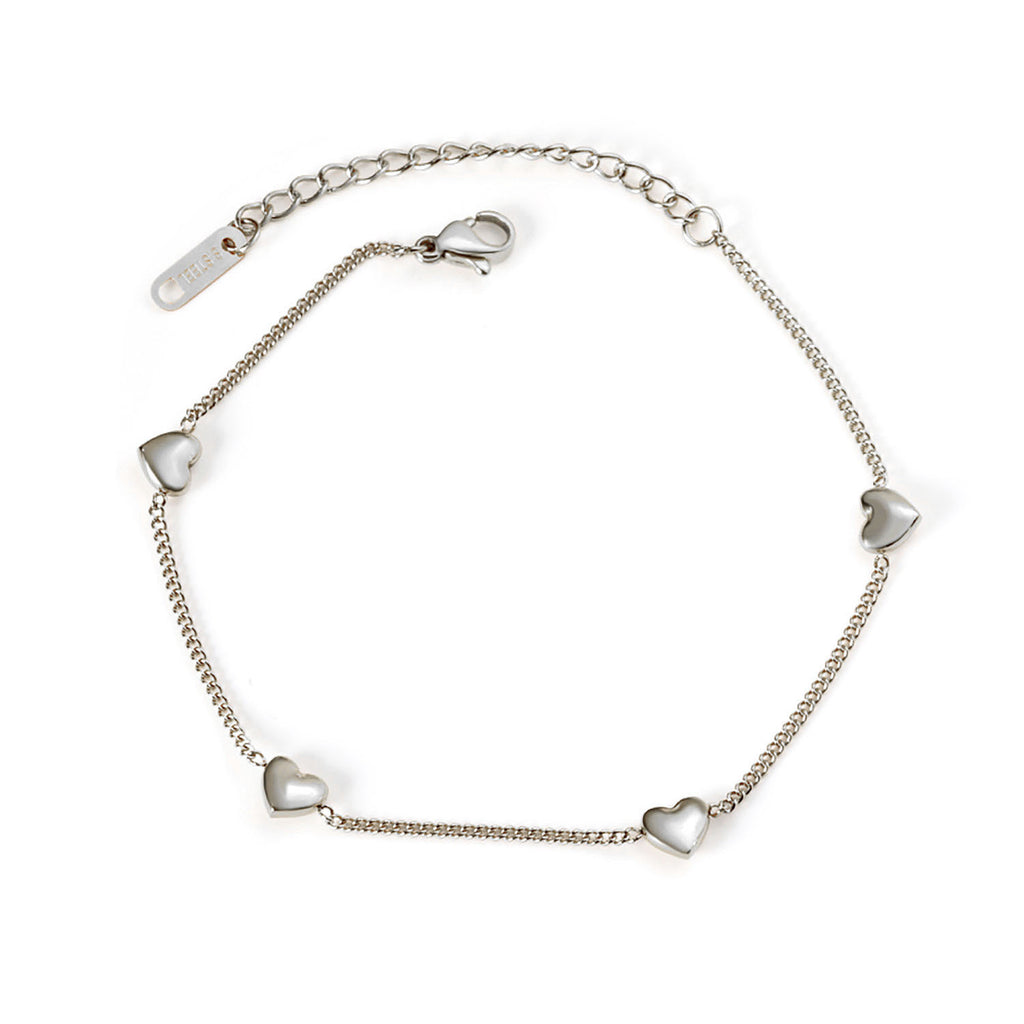 Minimalist Titanium Steel Heart Necklace