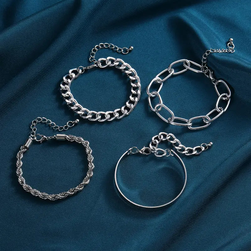 Jewellery Smooth Mixed Twist Chain Hand Jewellery