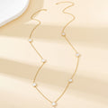 Women's Long Sweater Chain Necklace, Elegant, Trendy Accessory