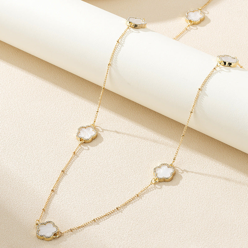 Women's Long Sweater Chain Necklace, Elegant, Trendy Accessory