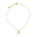 Stainless Steel Cat's Eye Pendant Necklace