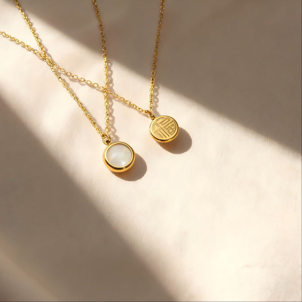 Round Cat Eye Necklace