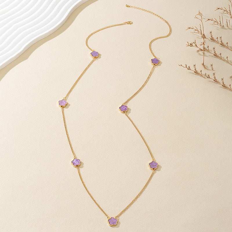 Women's Long Sweater Chain Necklace, Elegant, Trendy Accessory