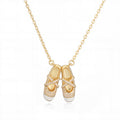 Ballet Shoe Pendant Necklace