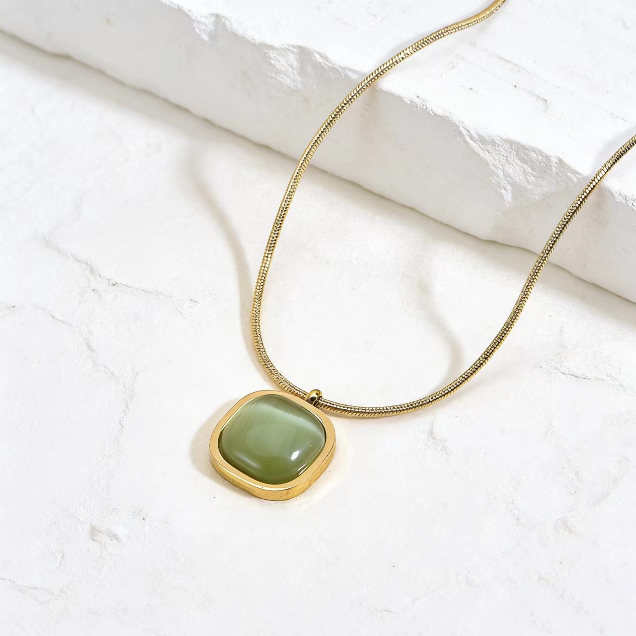 Square Pendant Necklace