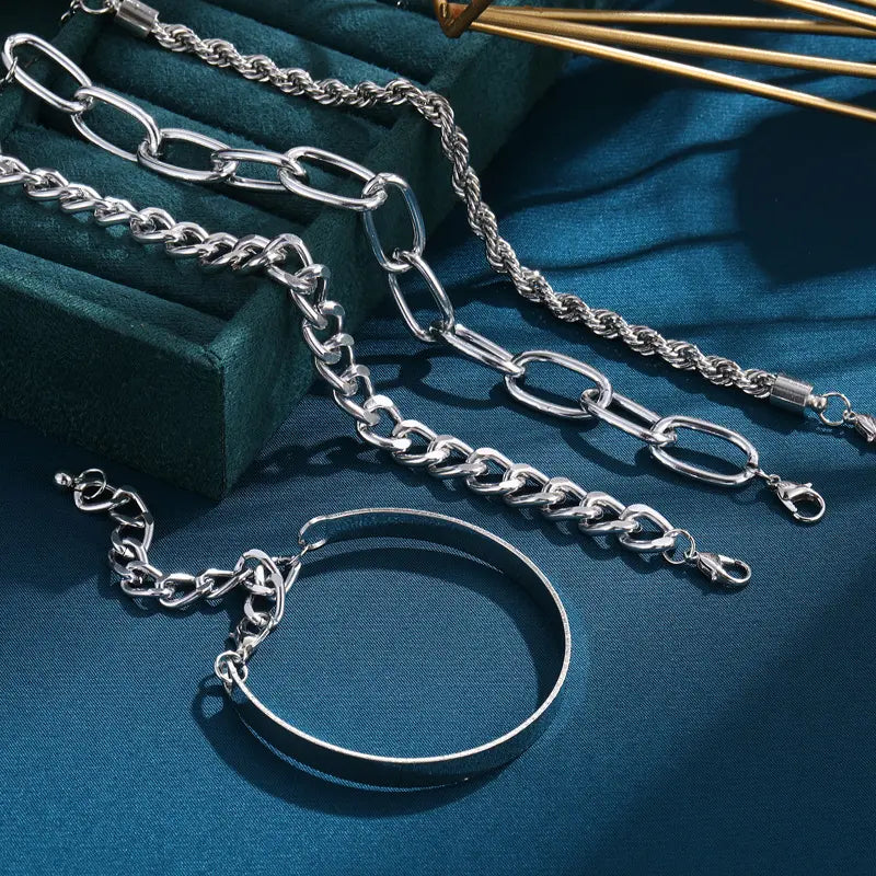 Jewellery Smooth Mixed Twist Chain Hand Jewellery