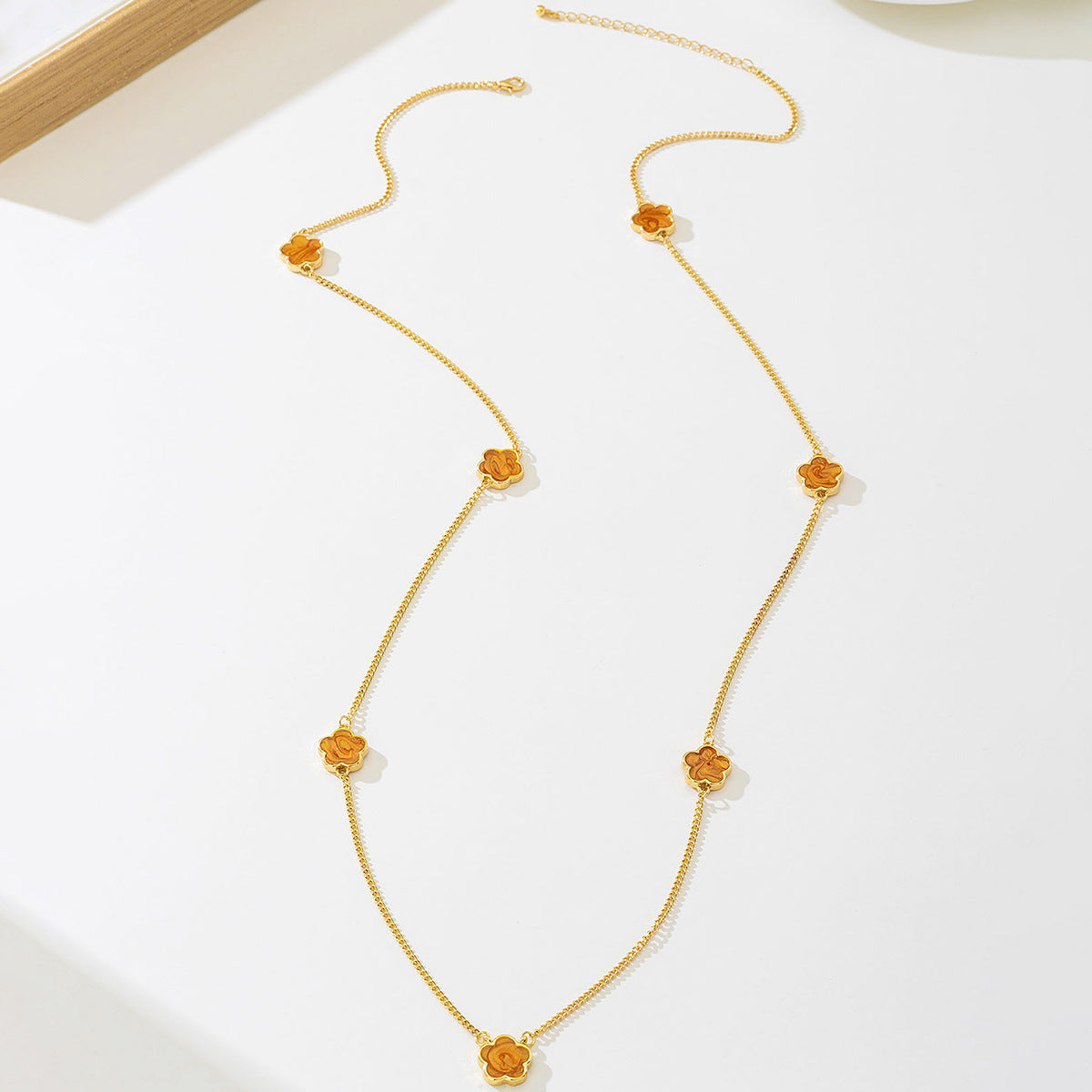 Women's Long Sweater Chain Necklace, Elegant, Trendy Accessory